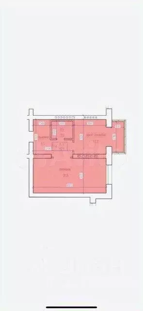1-к кв. Северная Осетия, Владикавказ ул. Курсантов-Кировцев, 41 (46.0 ... - Фото 1