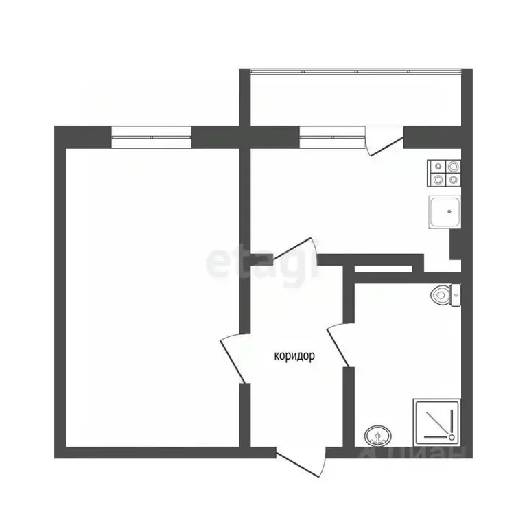 1-к кв. Москва ул. Коненкова, 16 (36.7 м) - Фото 1