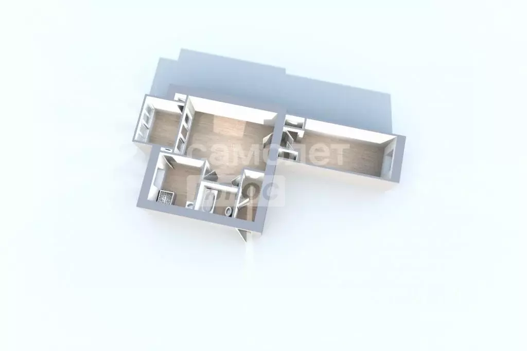 2-к кв. Краснодарский край, Туапсе ул. Клары Цеткин, 1 (42.0 м) - Фото 2