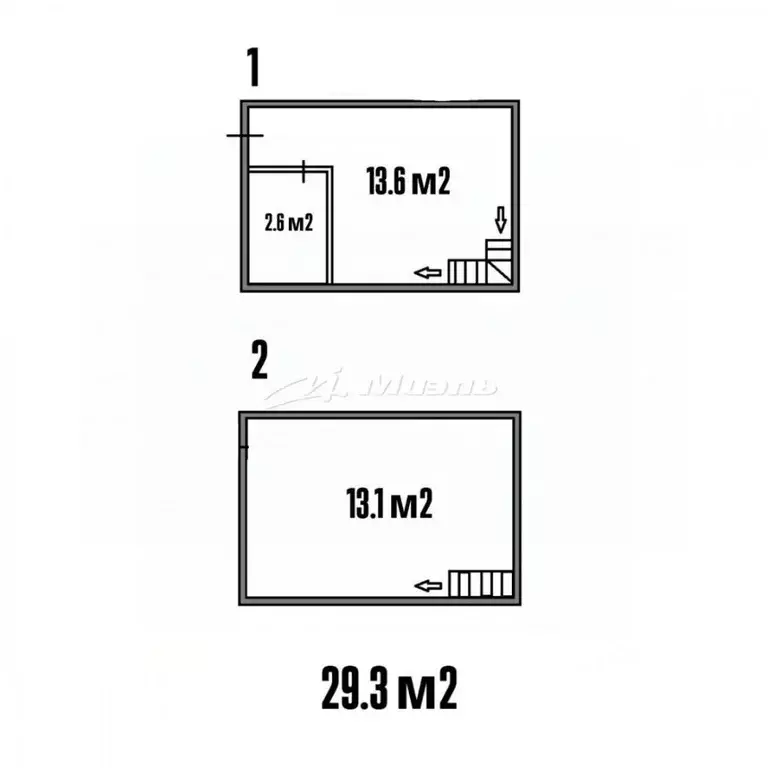 Свободной планировки кв. Крым, Сакский район, Лесновское с/пос, с. ... - Фото 2