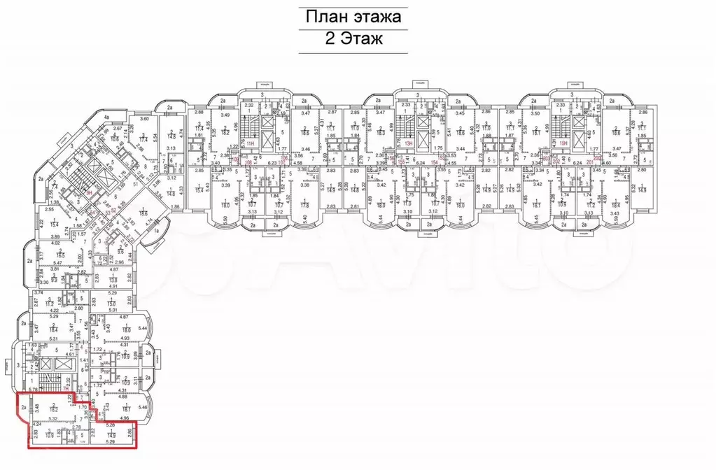 Аукцион: 2-к. квартира, 55,9 м, 2/24 эт. - Фото 1