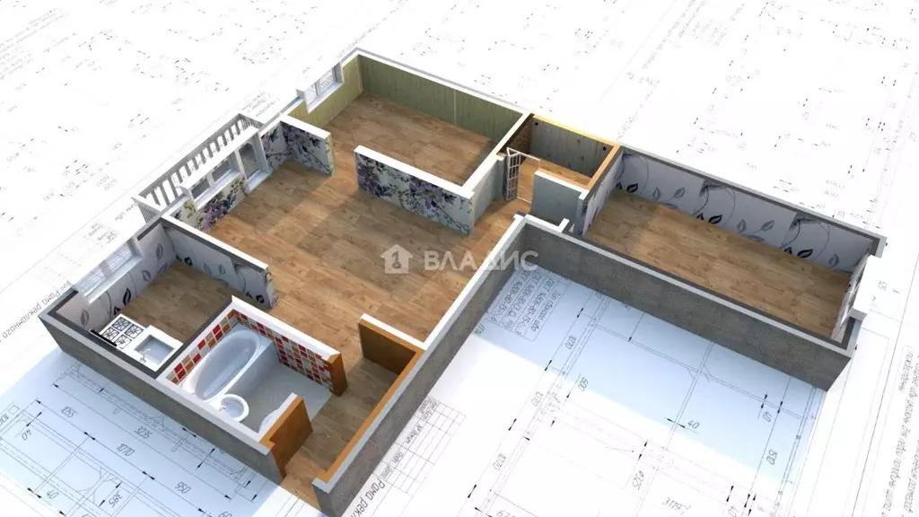 3-к кв. Иркутская область, Ангарск 85-й кв-л, 5 (59.3 м) - Фото 2