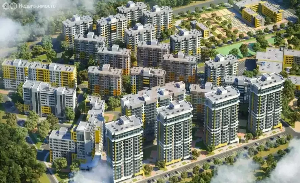 3-комнатная квартира: Молодёжное, Парковая улица, 9 (65.1 м) - Фото 2