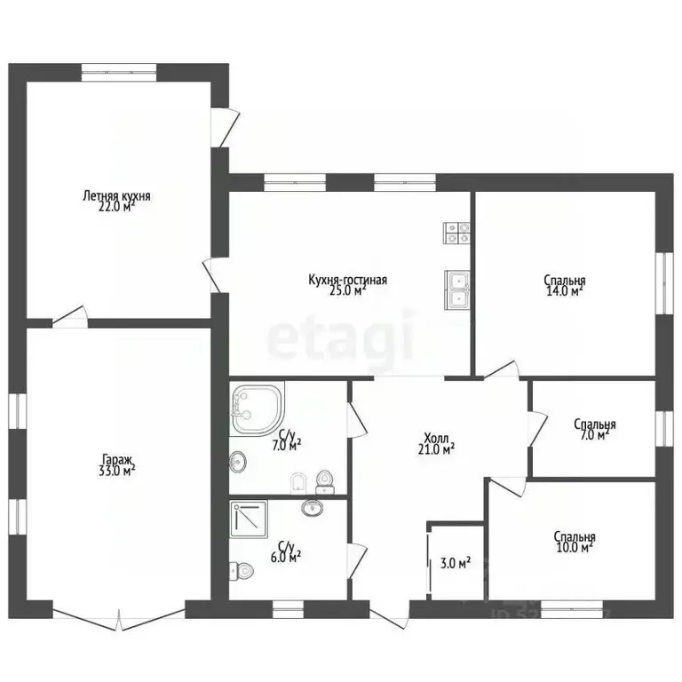 Дом в Татарстан, Тукаевский район, Новотроицкое с/пос, с. Новотроицкое ... - Фото 2