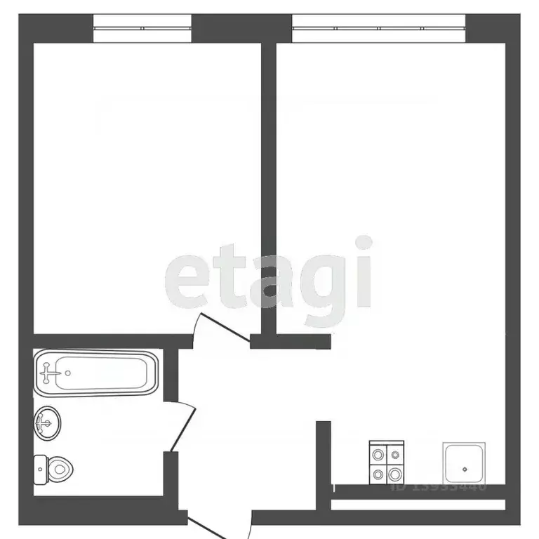 1-к кв. Тюменская область, Тюмень Рощино мкр, ул. Александра ... - Фото 2