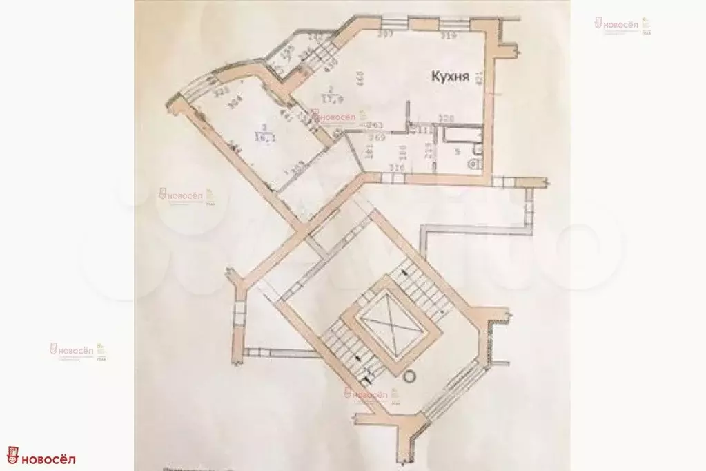 2-к. квартира, 64,4 м, 3/9 эт. - Фото 0