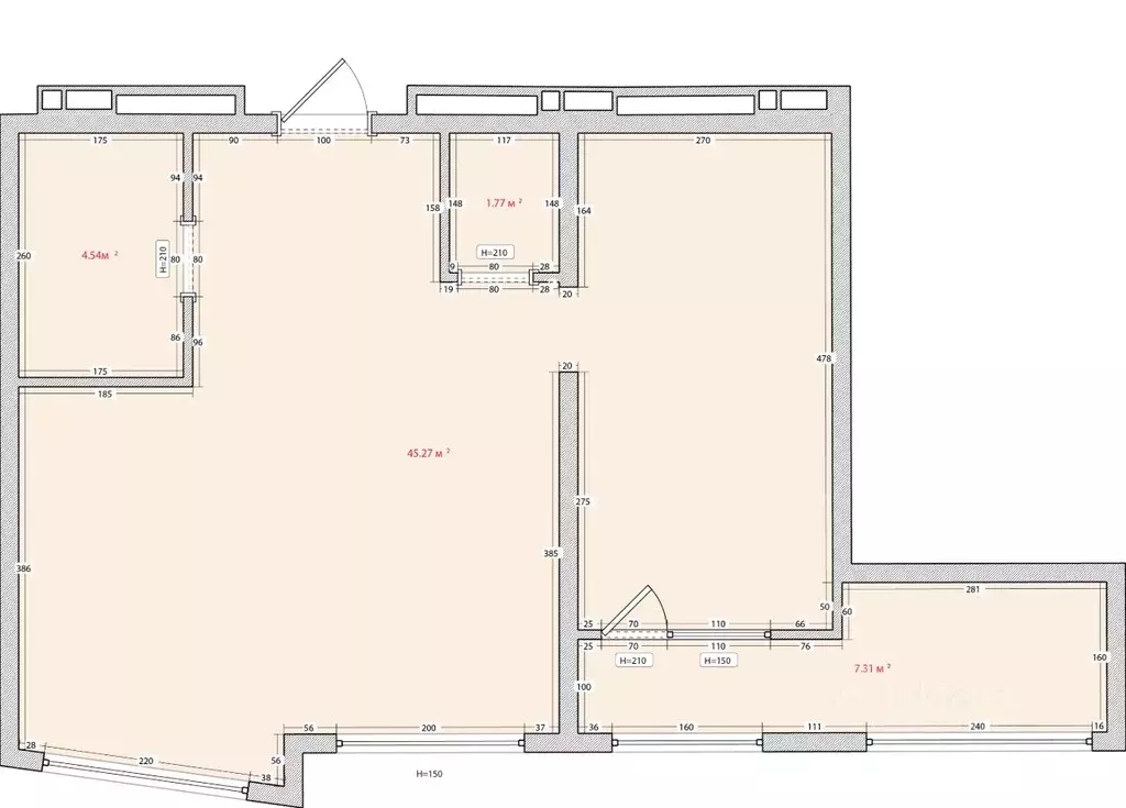 2-к кв. приморский край, владивосток ул. нейбута, 135с3 (57.5 м) - Фото 0