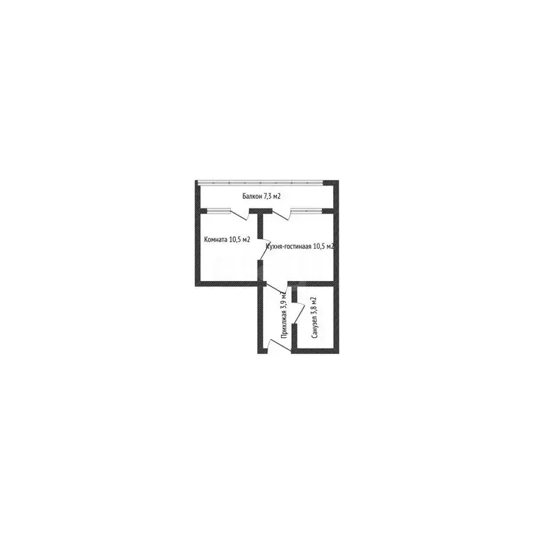 Квартира-студия: Краснодар, улица Героев-Разведчиков, 23/1 (36.6 м) - Фото 1