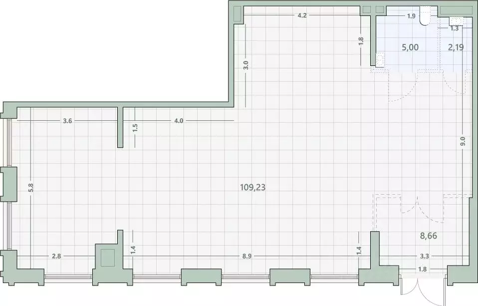 Помещение свободного назначения в Москва ул. Ивана Франко, 24 (125 м) - Фото 0