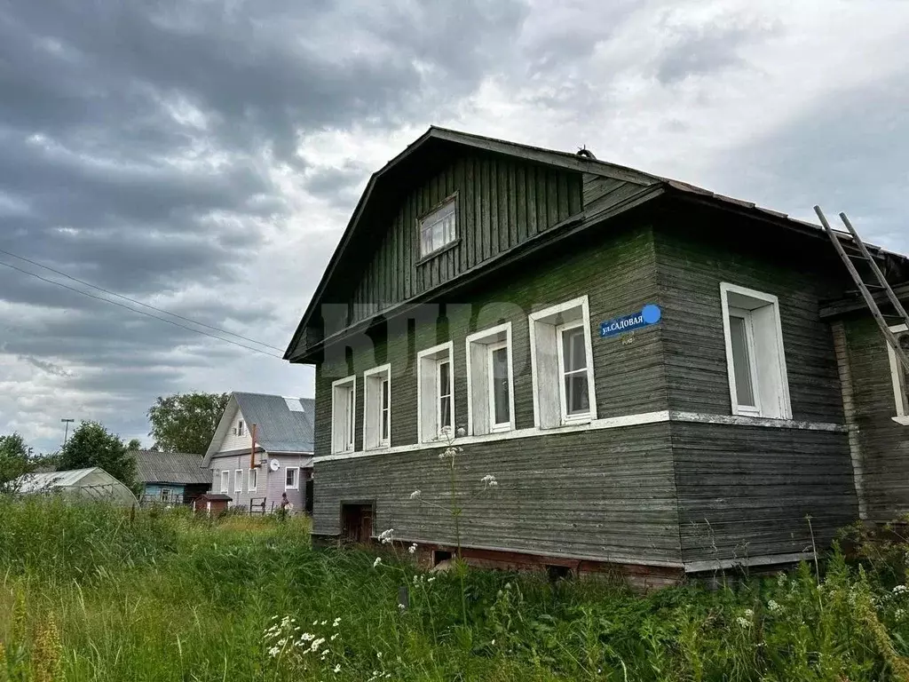 Дом в Вологодская область, с. Устье ул. Садовая (48 м) - Фото 0