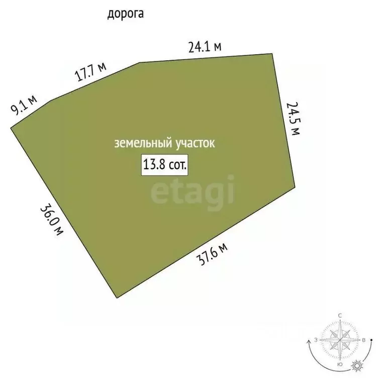 Участок в Ярославская область, Ярославский муниципальный округ, д. ... - Фото 1