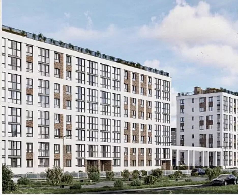 1-к. квартира, 40,9 м, 8/8 эт. - Фото 0