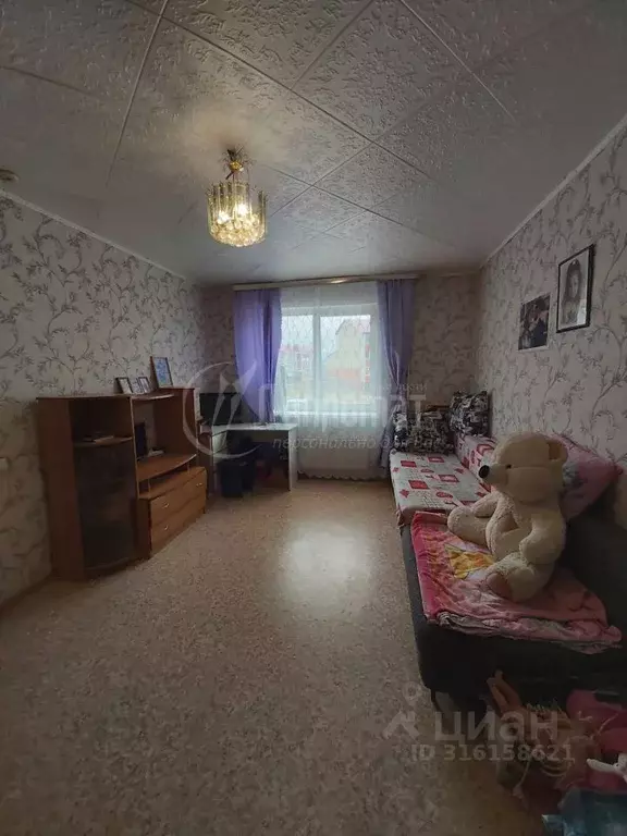 1-к кв. Курганская область, Курган Заозерный жилрайон, 6А мкр, 16 ... - Фото 1