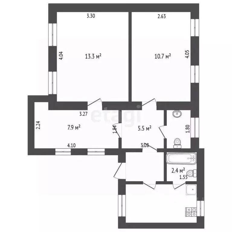 Дом в Ростовская область, Ростов-на-Дону ул. Безымянная Балка (50 м) - Фото 2