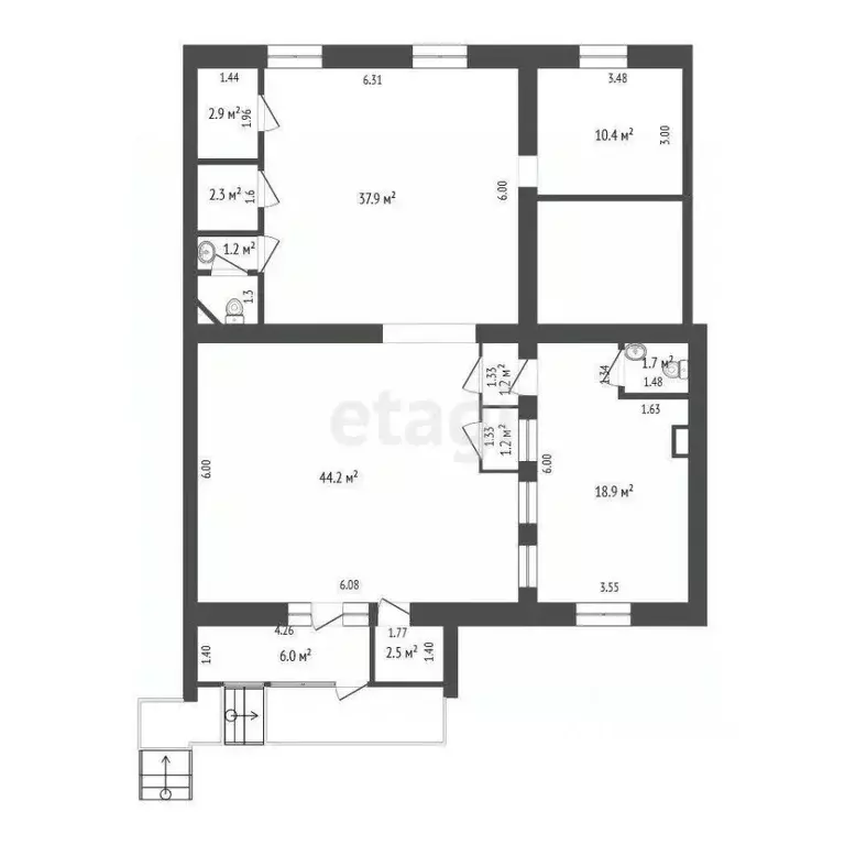 Помещение свободного назначения в Тюменская область, Тюмень ул. ... - Фото 1