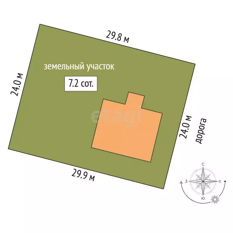 Дом в Заводоуковск, Земляничная улица (93.6 м) - Фото 1