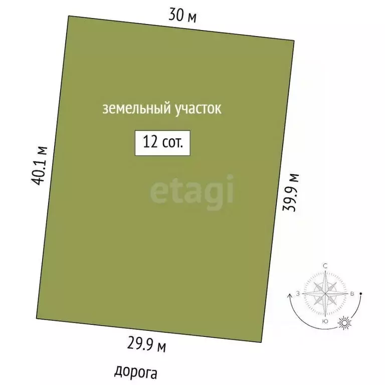 Участок в Тюменская область, Тюменский муниципальный округ, д. ... - Фото 2