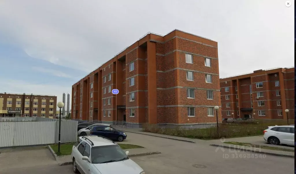 1-к кв. Томская область, Томский район, д. Кисловка, Северный мкр ул. ... - Фото 0