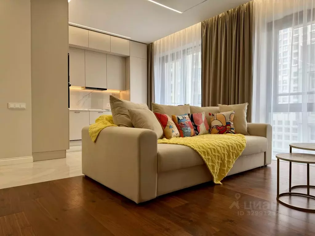 3-к кв. Москва наб. Марка Шагала, 11к2 (80.0 м) - Фото 1