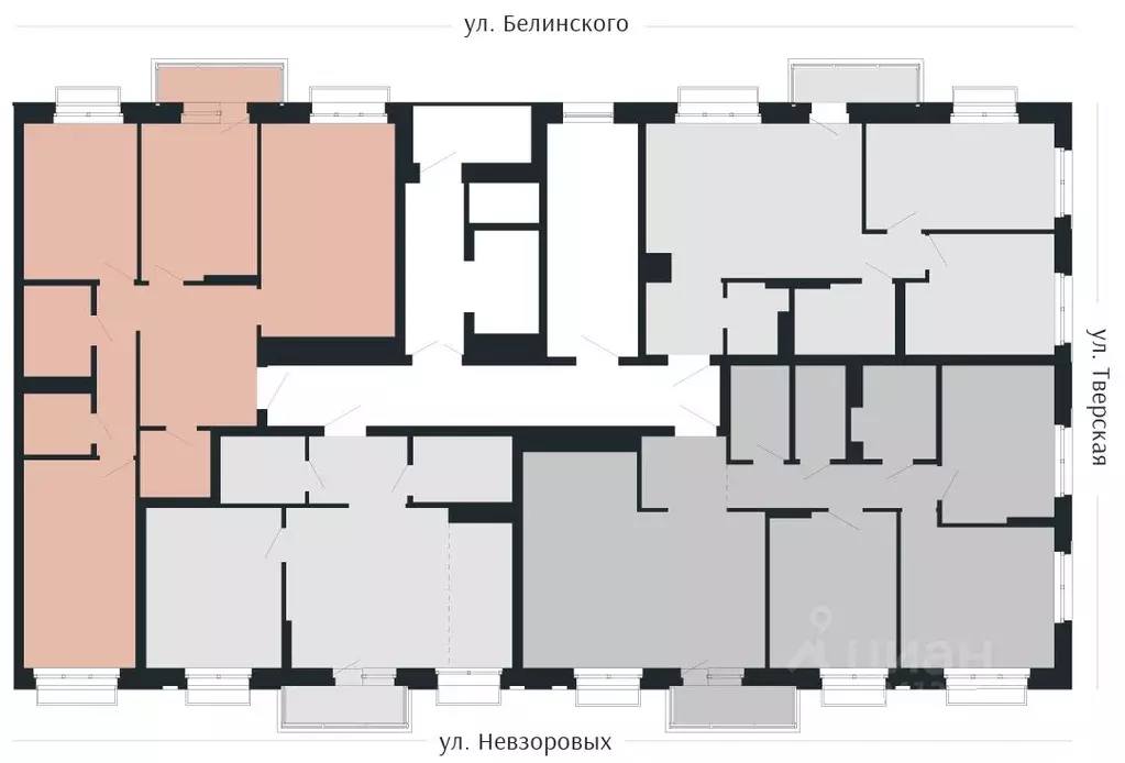 3-к кв. Нижегородская область, Нижний Новгород Резиденция жилой ... - Фото 2