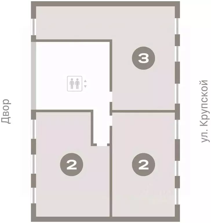 2-к кв. Омская область, Омск  (65.36 м) - Фото 1