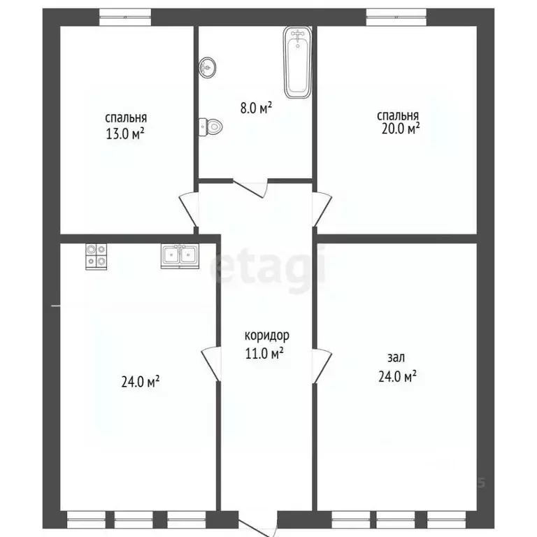 Дом в Челябинская область, Миасс Пензенская ул., 17 (100 м) - Фото 2
