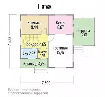 Коттедж 97,1м на участке 10сот. - Фото 1