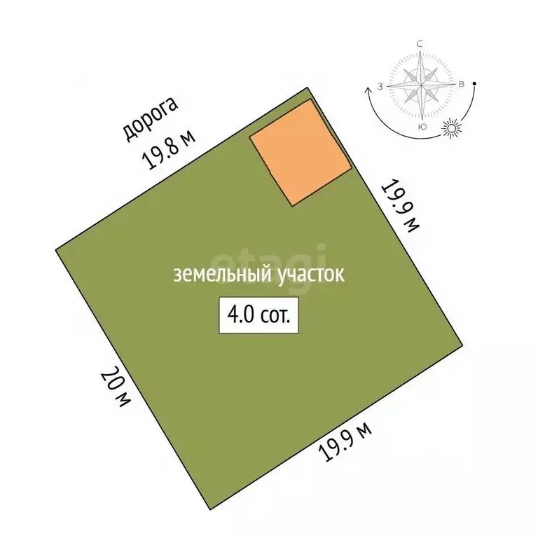 Участок в Марий Эл, Йошкар-Ола Коммунальник СНТ, 18/41 (4.0 сот.) - Фото 2