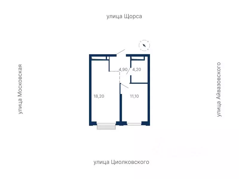 1-к кв. Свердловская область, Екатеринбург ул. Московская, 249/2 (38.4 ... - Фото 0