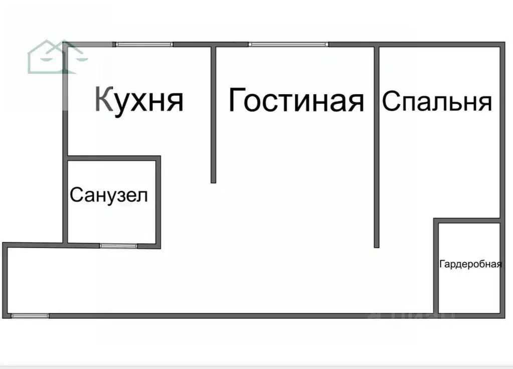 2-к кв. Воронежская область, Воронеж Средне-Московская ул., 45 (45.0 ... - Фото 2