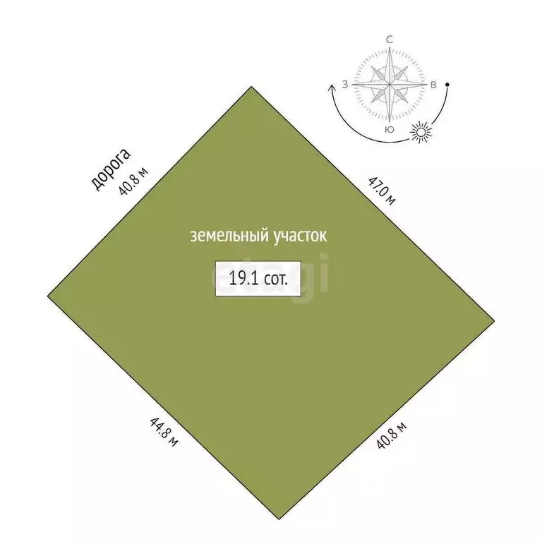 Участок в Тюменская область, Ялуторовский муниципальный округ, поселок ... - Фото 0