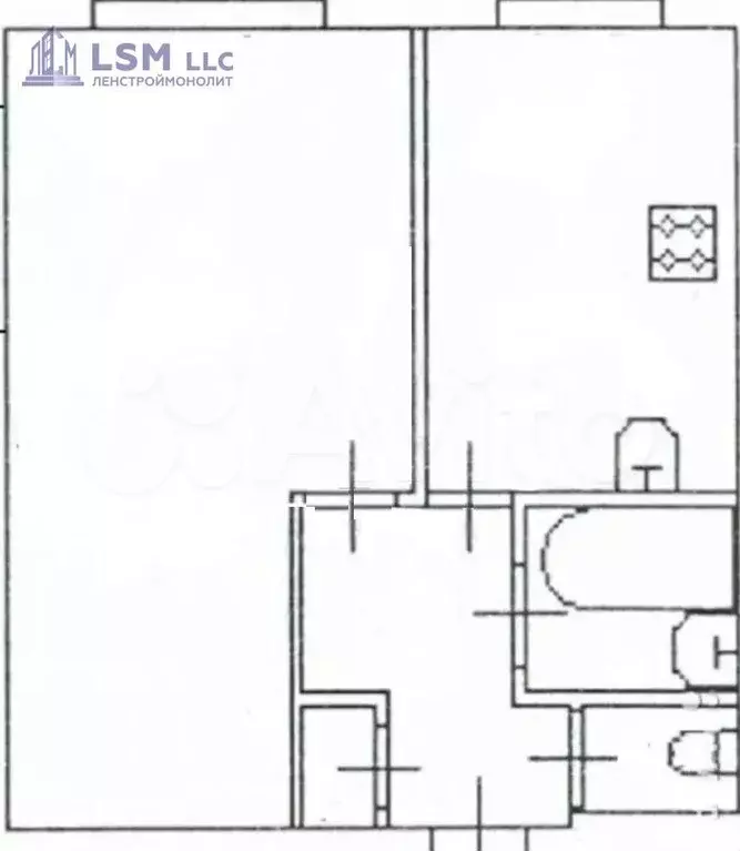 1-к. квартира, 30,5 м, 2/9 эт. - Фото 0