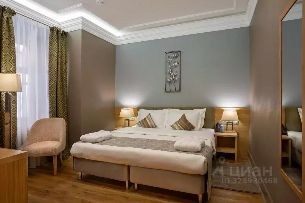 Комната Москва Настасьинский пер., 8С1 (22.0 м) - Фото 1