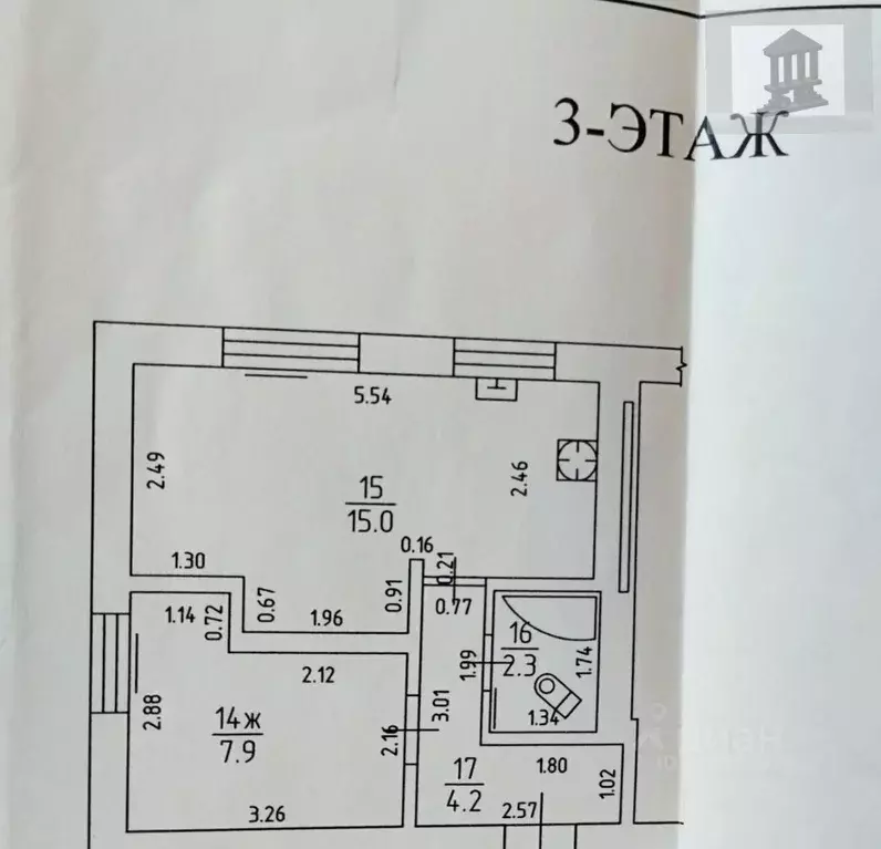 1-к кв. Калининградская область, Светлый Коммунистическая ул., 11 ... - Фото 0