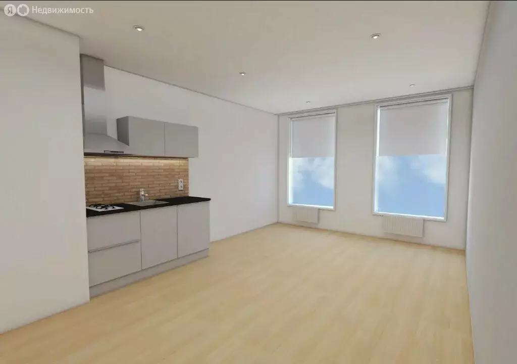 Квартира-студия: Каспийск, улица М. Халилова, 1А (32 м) - Фото 1