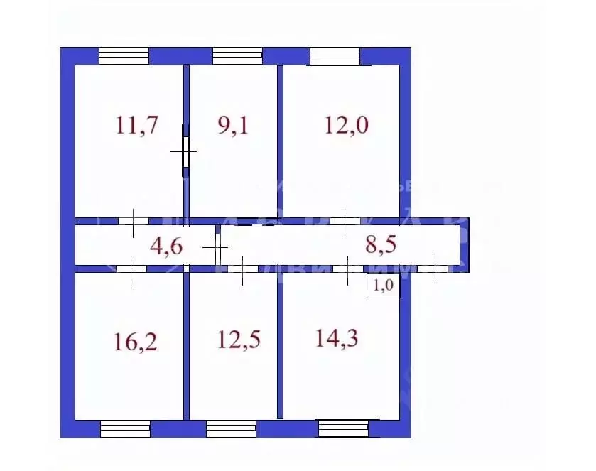 5-к кв. Кемеровская область, Кемерово Рекордная ул., 15 (89.0 м) - Фото 2