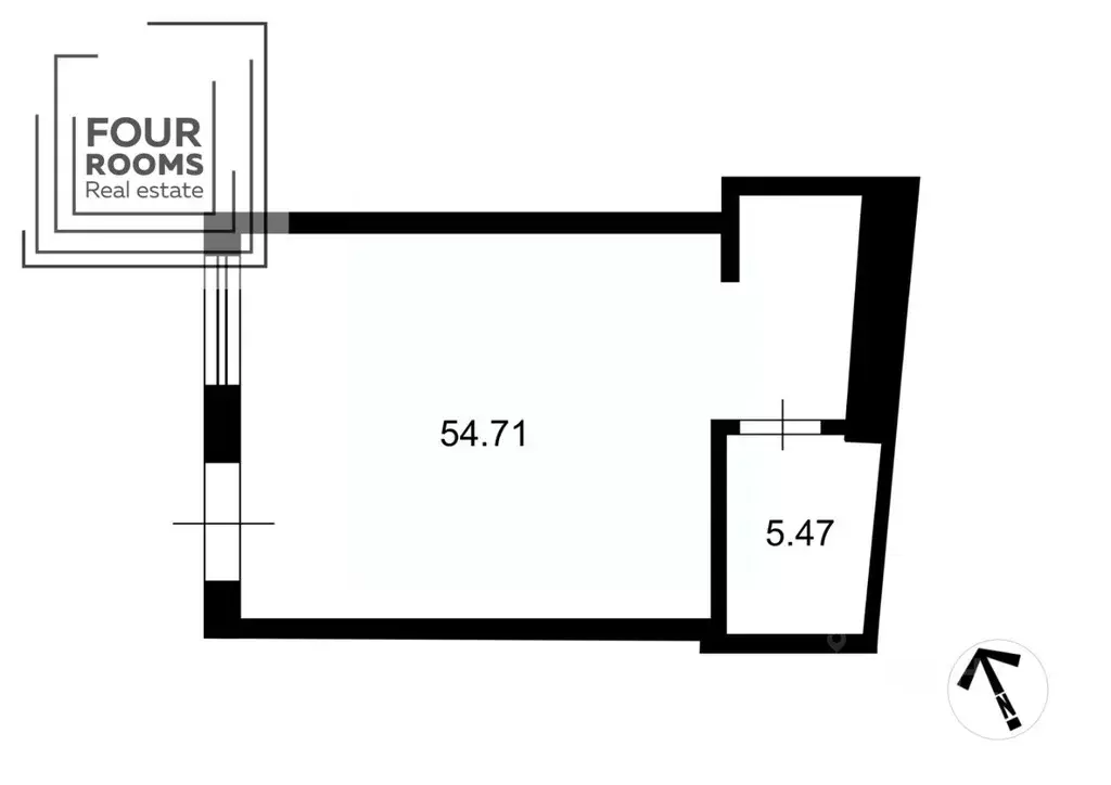 Офис в Санкт-Петербург пос. Парголово, ул. Брюлловская, 3 (59 м) - Фото 2