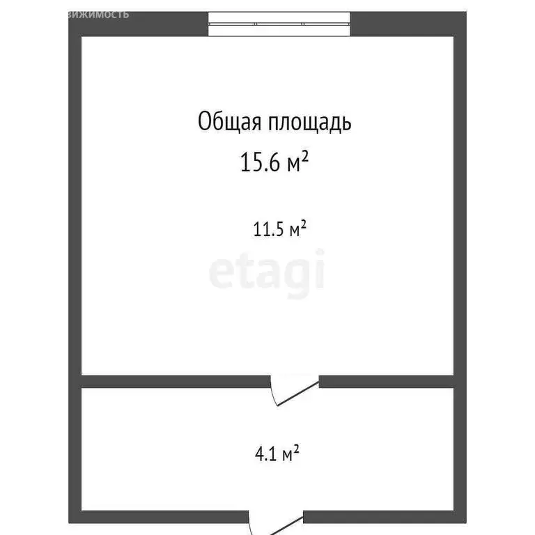 1к в -комнатной квартире (11.5 м) - Фото 0