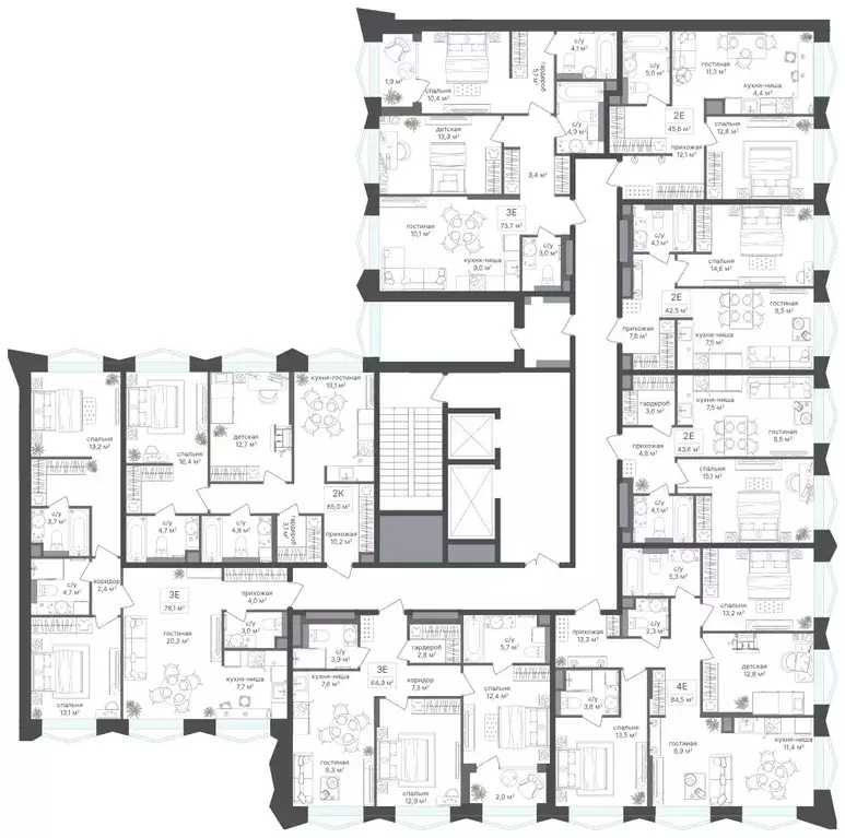 1-к кв. Москва Петровский Парк 2 жилой комплекс (43.6 м) - Фото 1