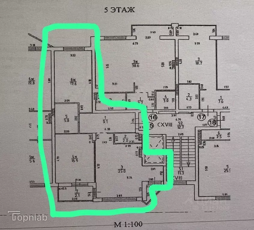 2-к кв. Калининградская область, Калининград Артиллерийская ул. (75.4 ... - Фото 2