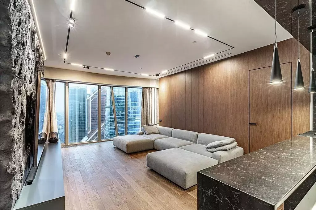 2-к кв. Москва 1-й Красногвардейский проезд, 21с2 (89.1 м) - Фото 1