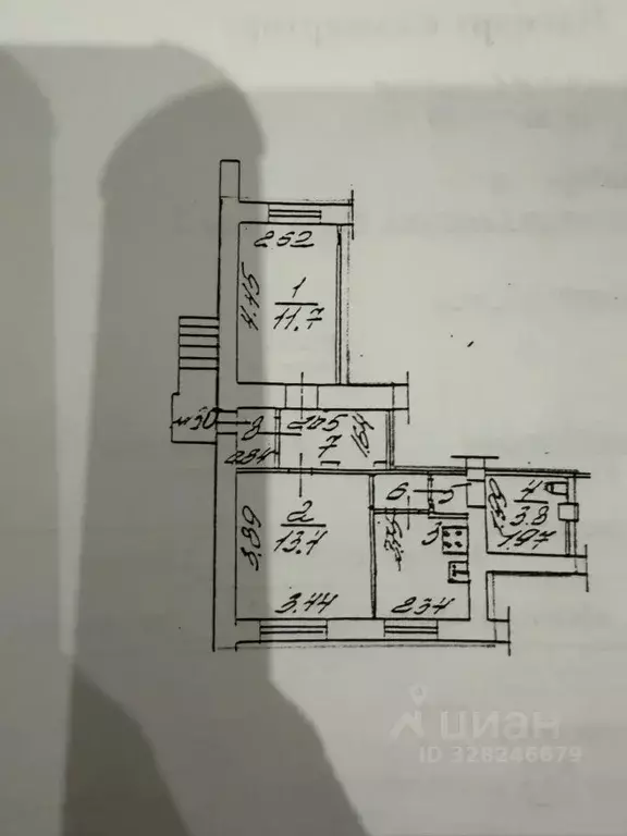 2-к кв. Санкт-Петербург Северный просп., 6К3 (42.3 м) - Фото 1