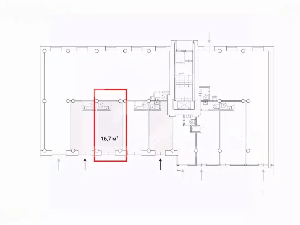 Помещение свободного назначения в Москва Планерная ул., 12К1 (17 м) - Фото 2