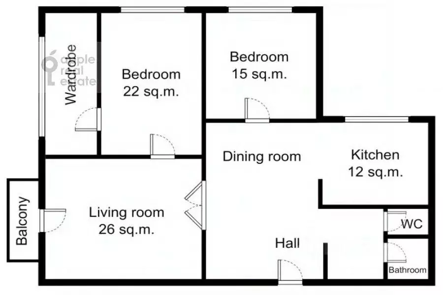 3-к кв. Москва Кутузовский просп., 5/3 (90.0 м) - Фото 1