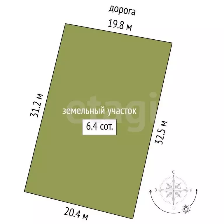 Участок в Тюмень, территория СОСН Сирень, Нагорная улица (6 м) - Фото 2