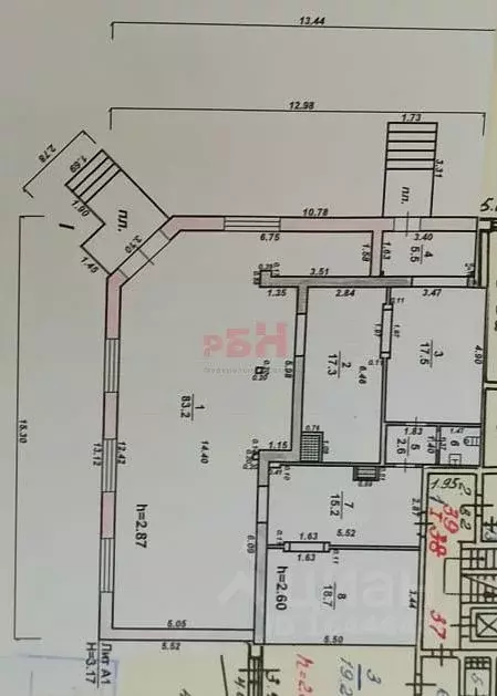 Помещение свободного назначения в Воронежская область, Воронеж ул. ... - Фото 1