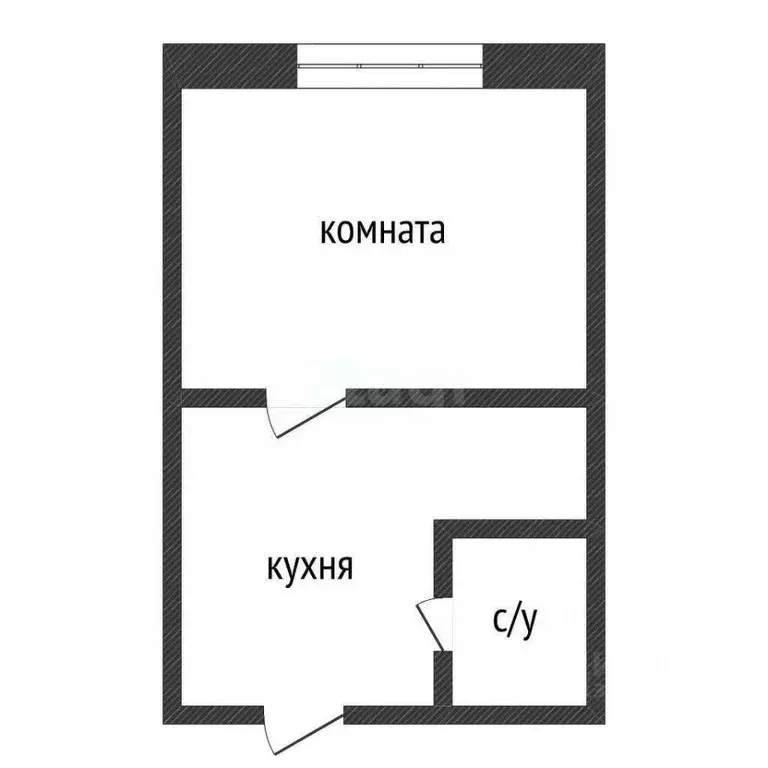 Студия Курганская область, Курган ул. Бажова, 138 (18.0 м) - Фото 2
