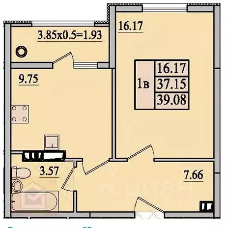 1-к кв. Крым, Евпатория ул. Чапаева, 28Г (39.0 м) - Фото 1