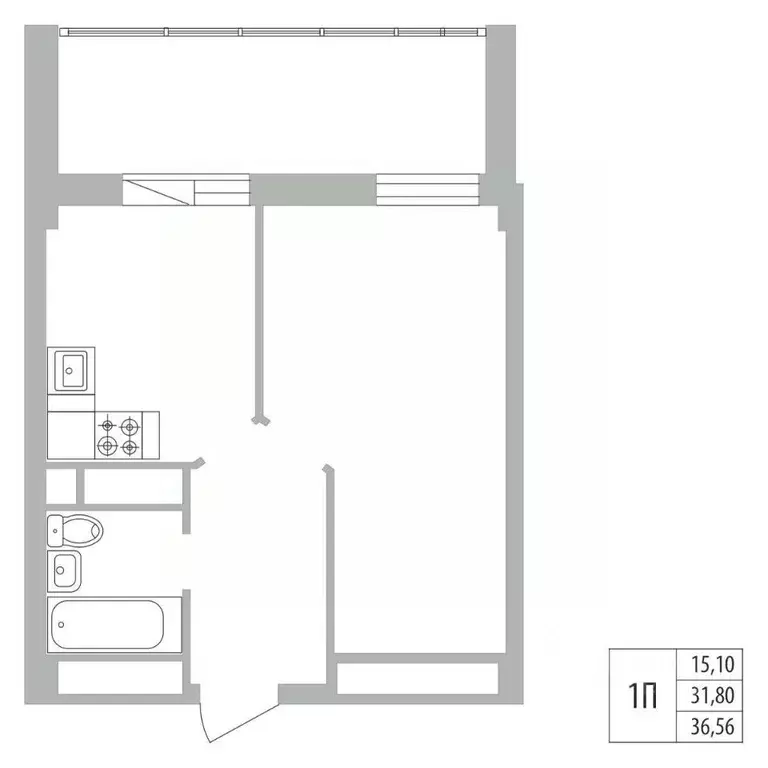 1-к кв. Татарстан, Набережные Челны ул. Раскольникова, 22 (36.56 м) - Фото 0