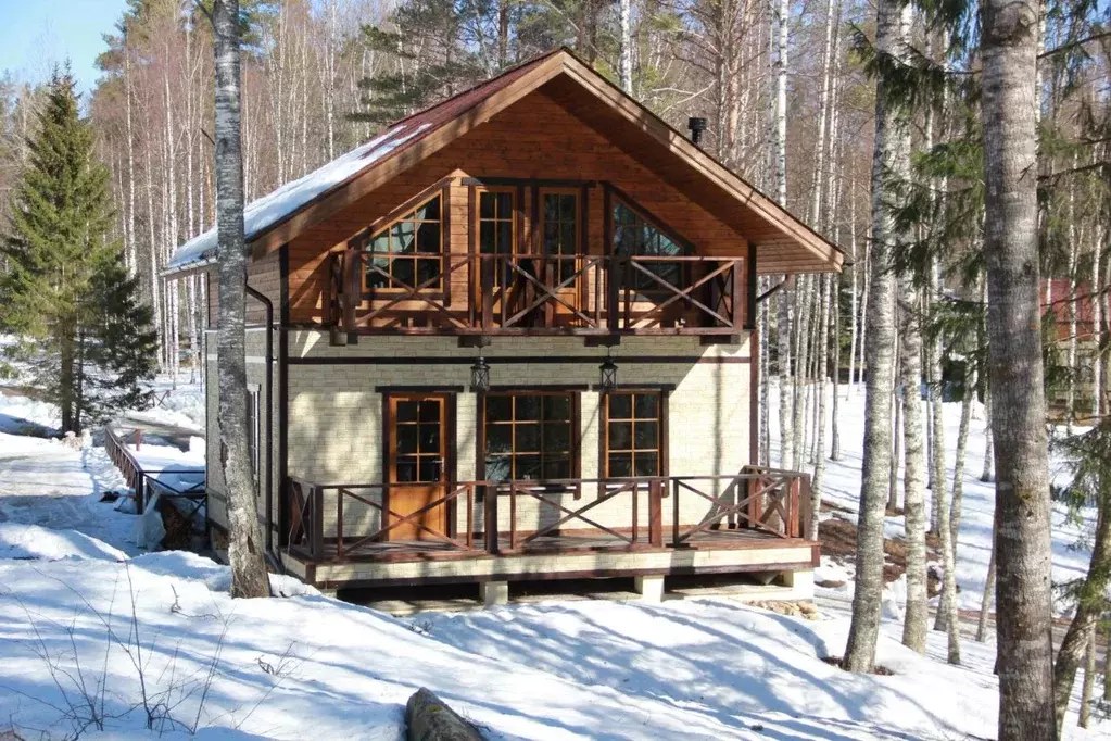 Дом в Карелия, Лахденпохский муниципальный округ, пос. Харвиа, Район ... - Фото 1